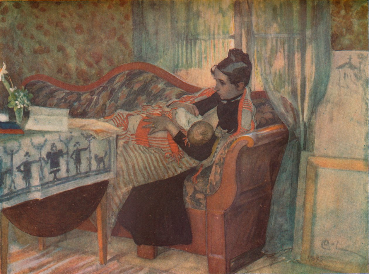 Mère et enfant, c1900 - Carl Larsson