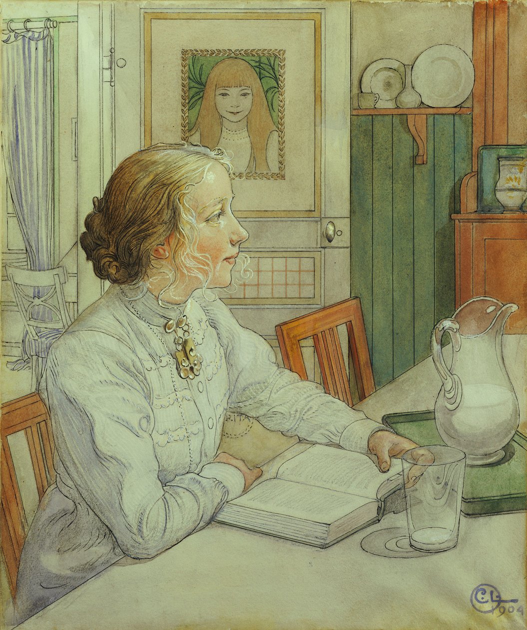 Ma fille aînée, 1904 - Carl Larsson