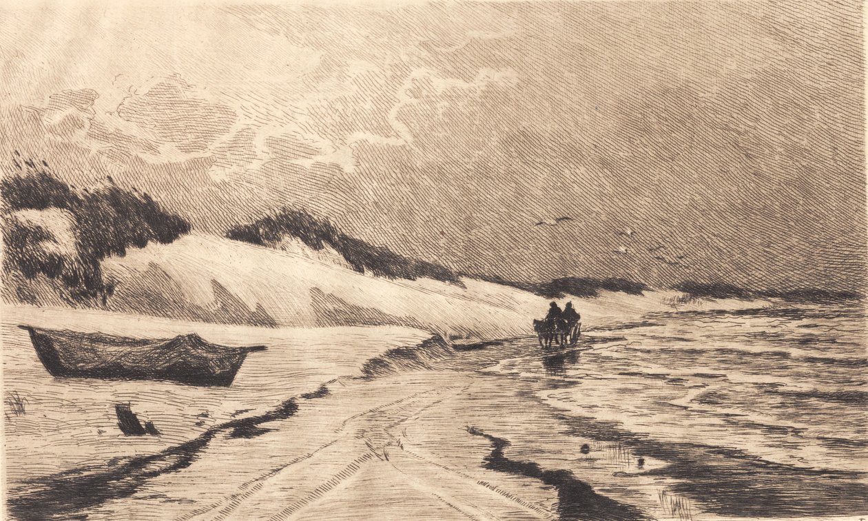 Des dunes près de la plage de Skagen Sønderstrand - Carl Locher