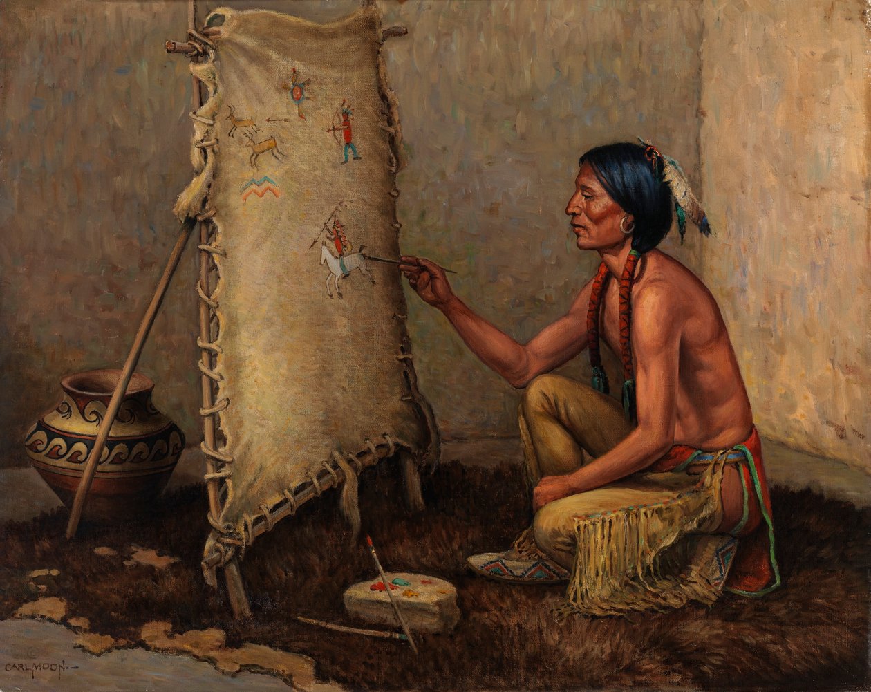 Artiste indien - Carl Moon