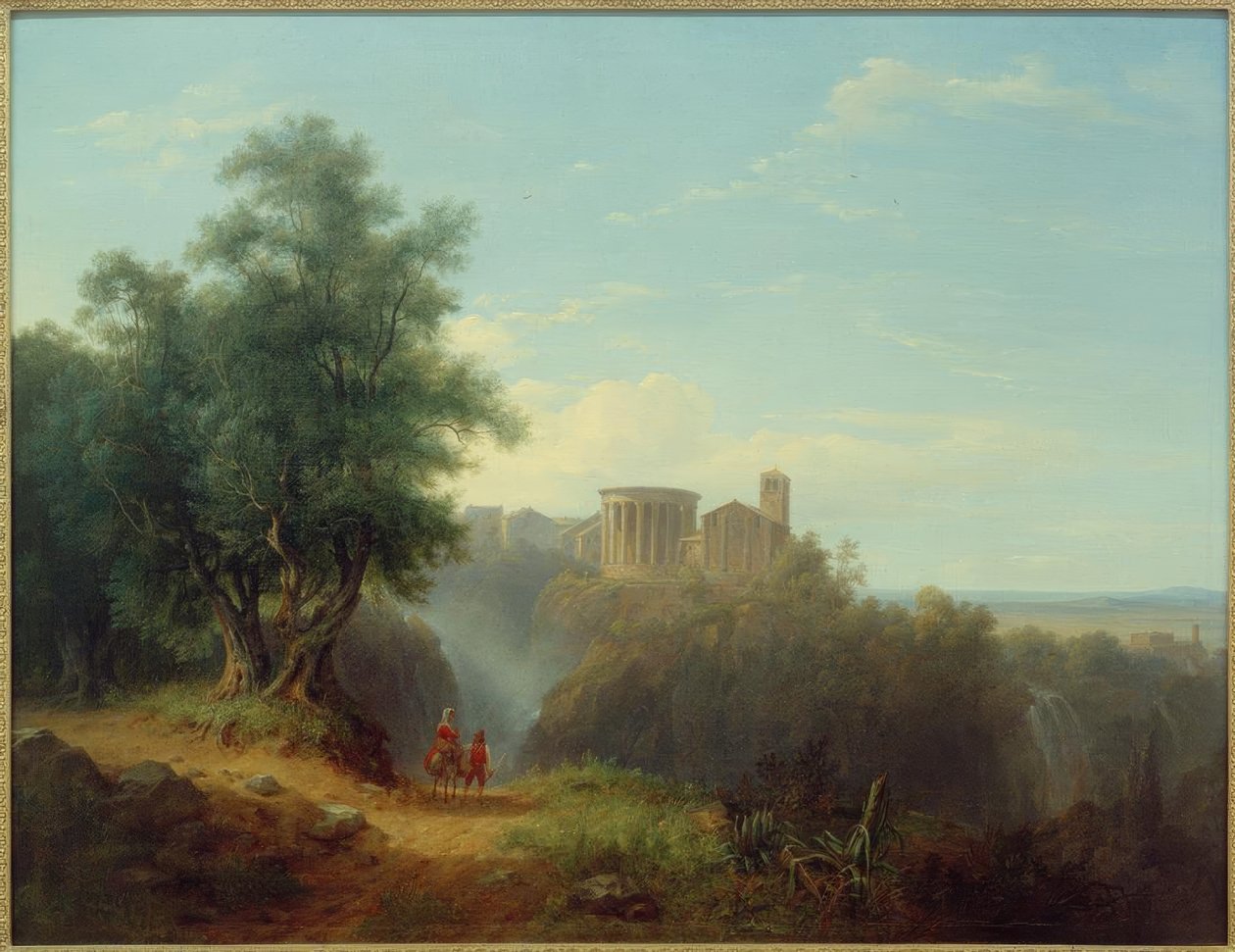C.Morgenstern, Vue de Tivoli - Carl Morgenstern