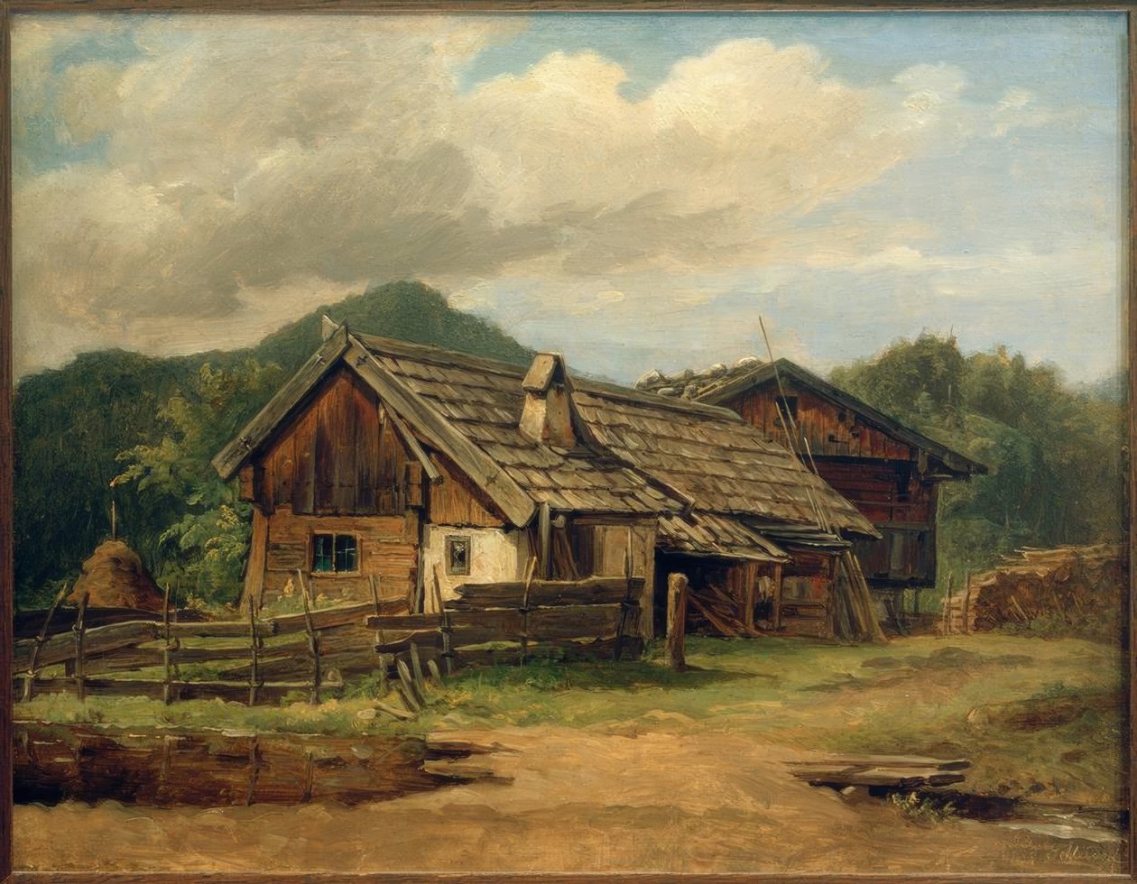 C.Morgenstern, Fermes à Schlehdorf - Carl Morgenstern