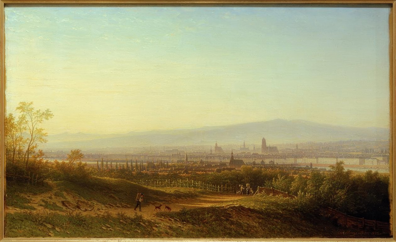 C.Morgenstern, Vue de Sachsenhausen - Carl Morgenstern