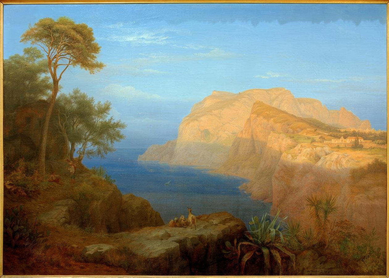 Capri au lever du soleil - Carl Morgenstern