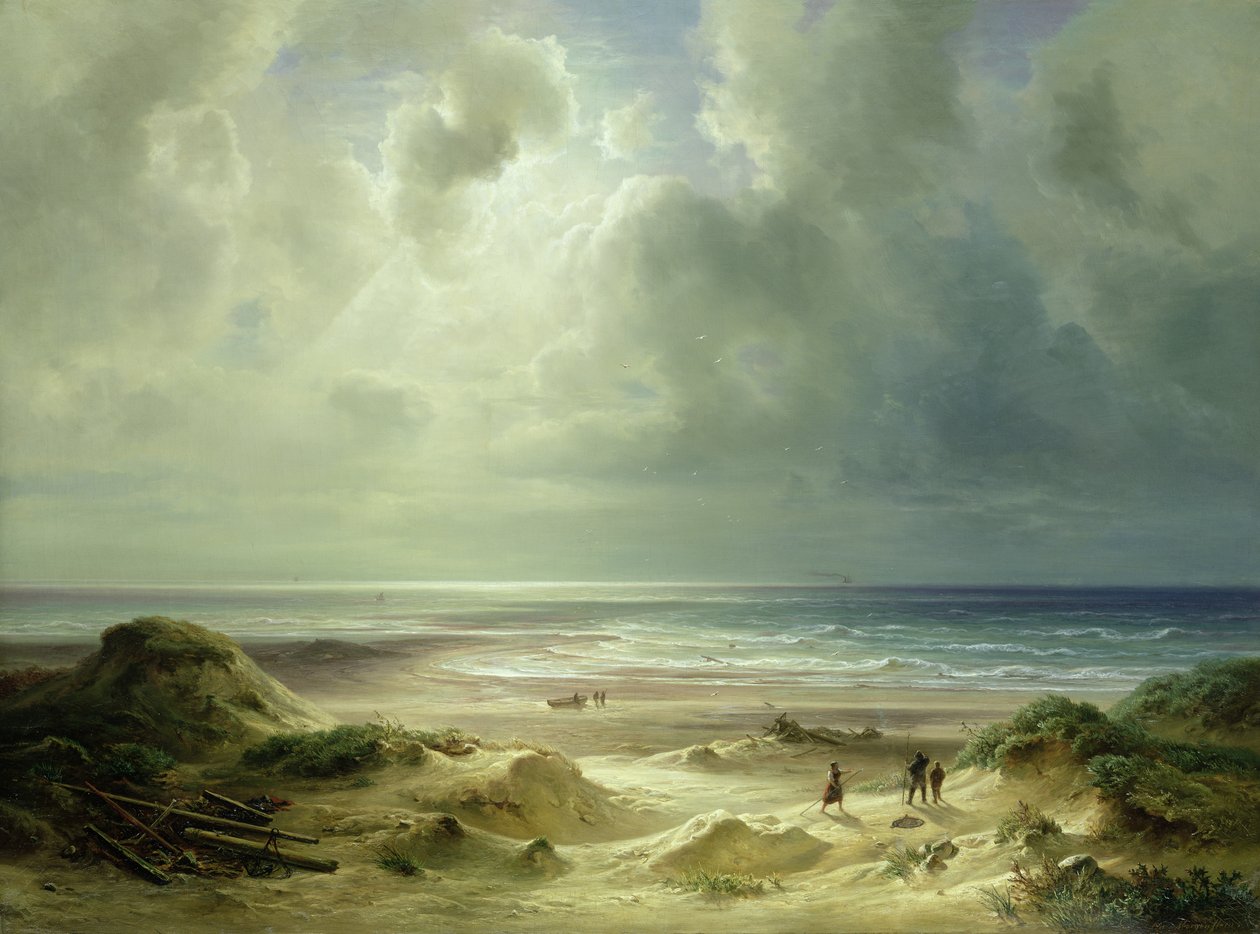 Dune par Hegoland, Mer tranquille - Carl Morgenstern