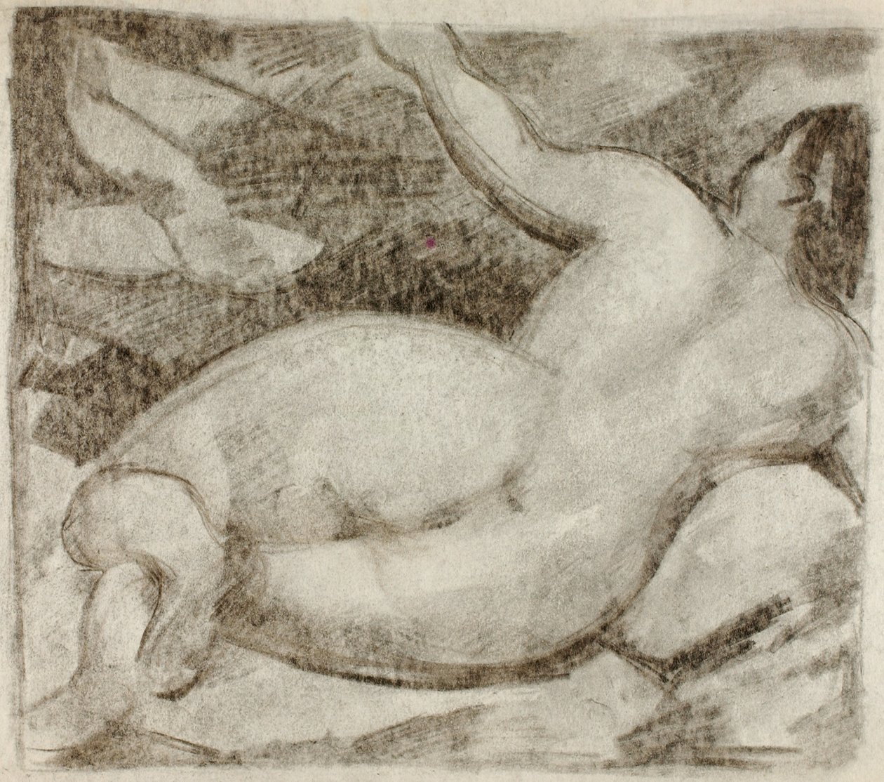 Nu féminin couché - Carl Newman