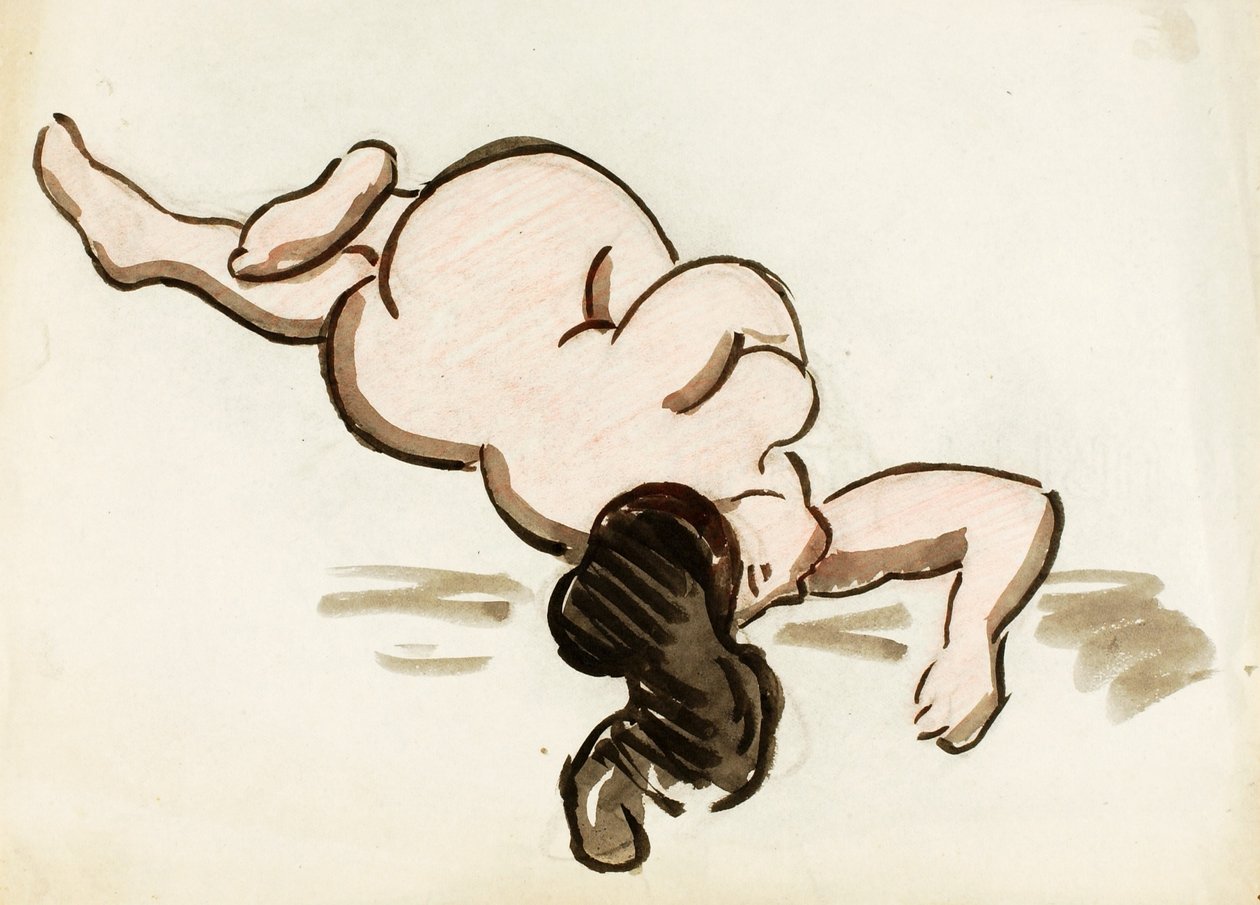 Nu féminin couché - Carl Newman