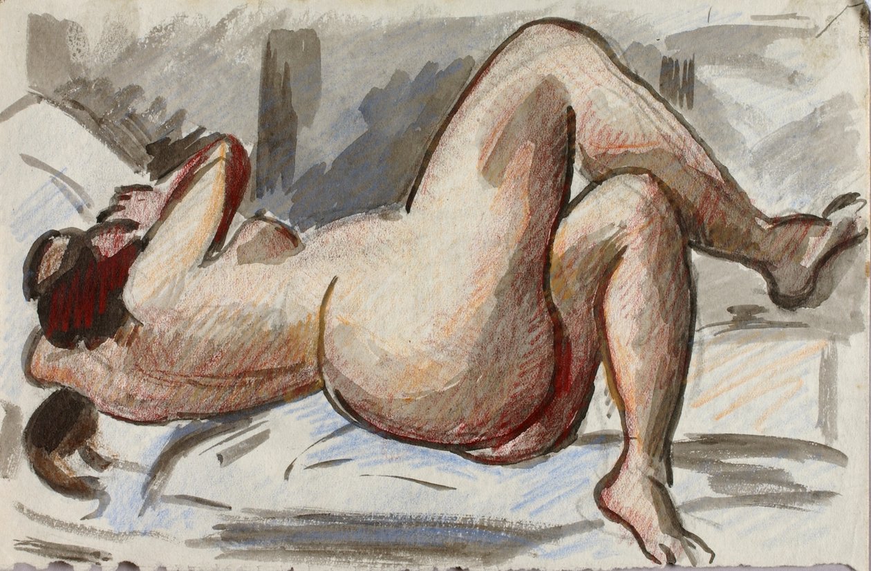 Nu féminin couché - Carl Newman