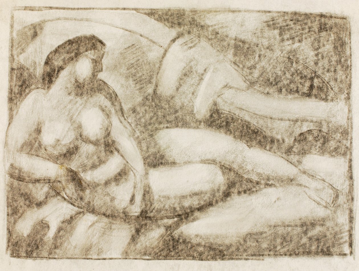 Nu féminin couché - Carl Newman