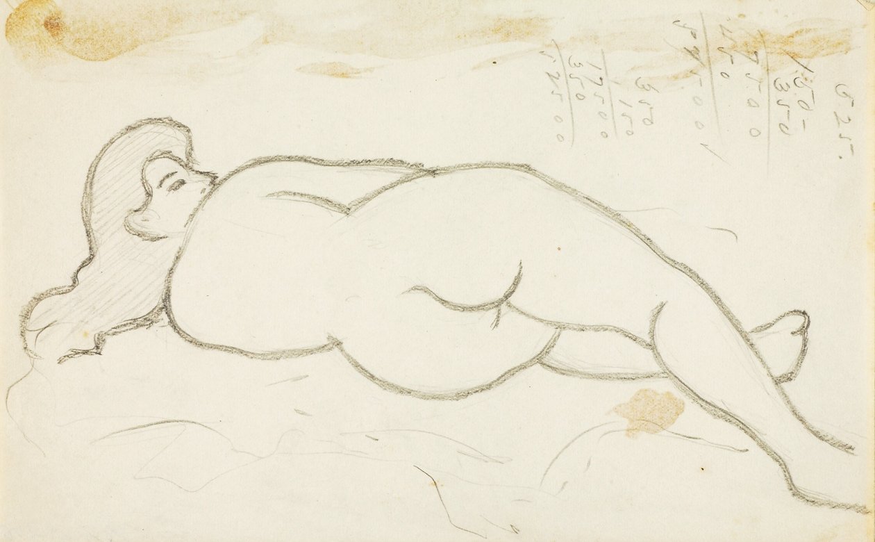 Nu féminin couché - Carl Newman
