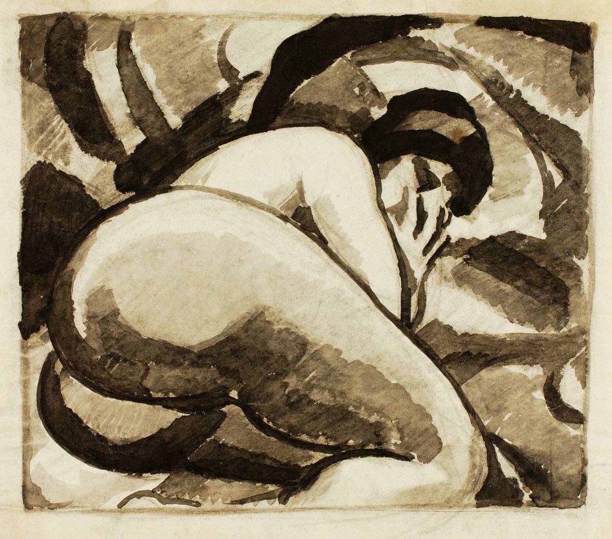 Nu féminin couché - Carl Newman