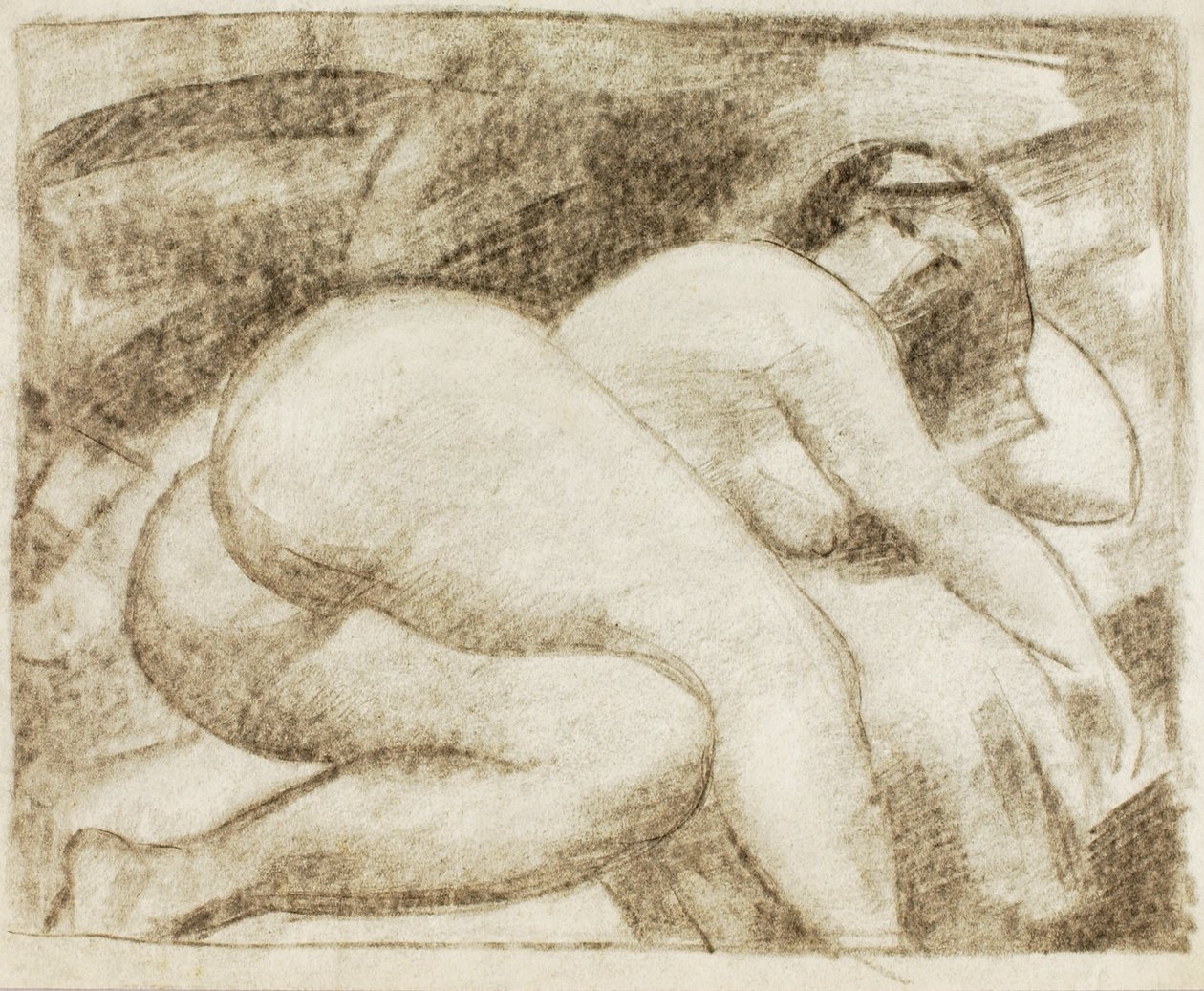 Nu féminin couché - Carl Newman