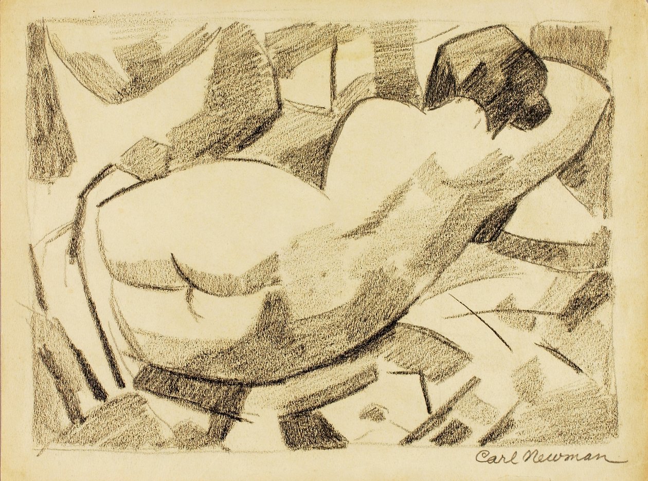 Femmes nues couchées - Carl Newman