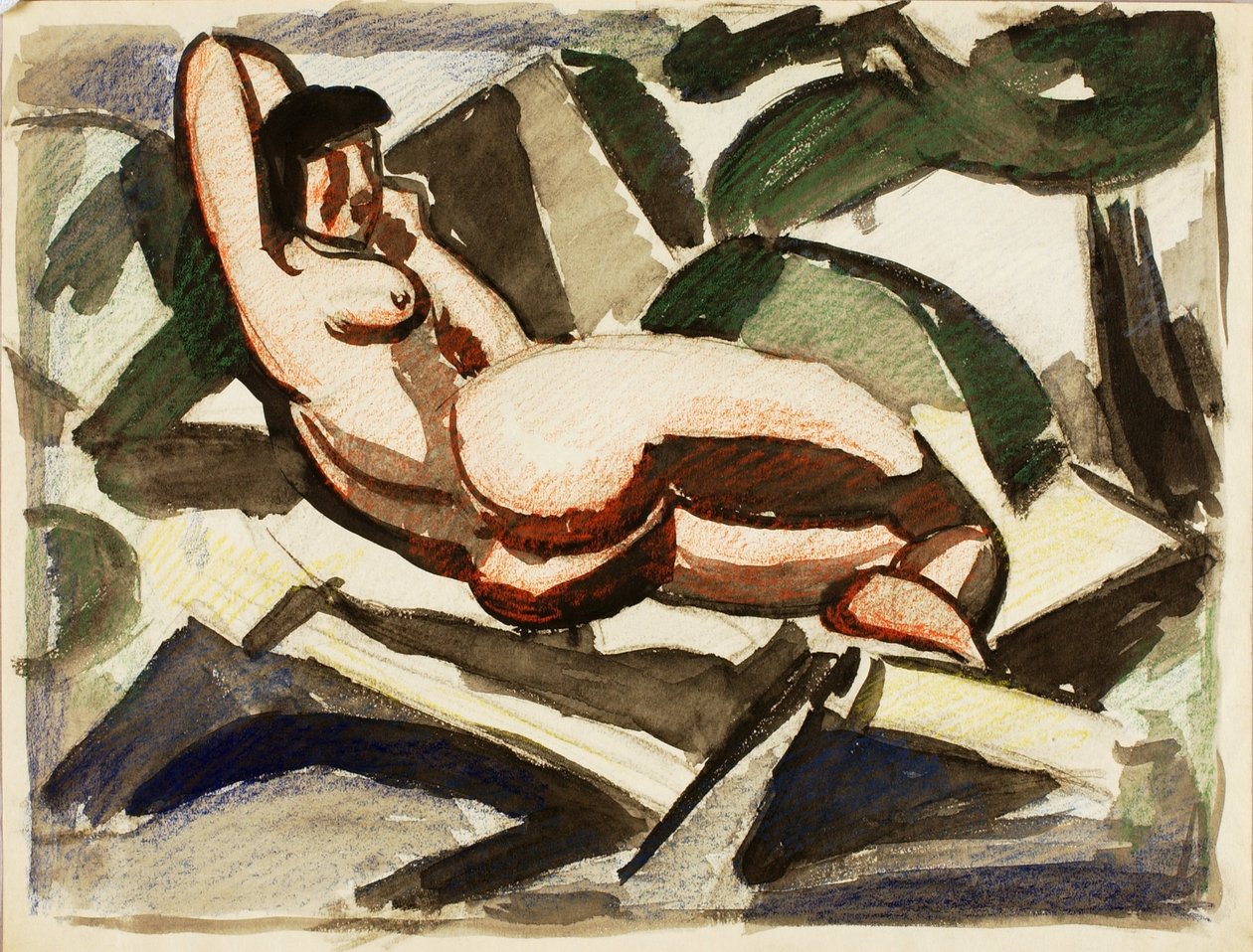 Femmes nues couchées - Carl Newman