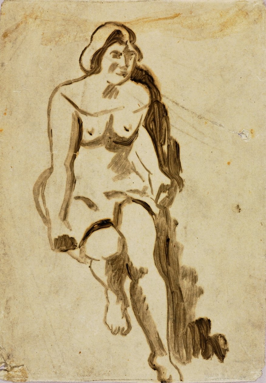 Femme assise - Carl Newman