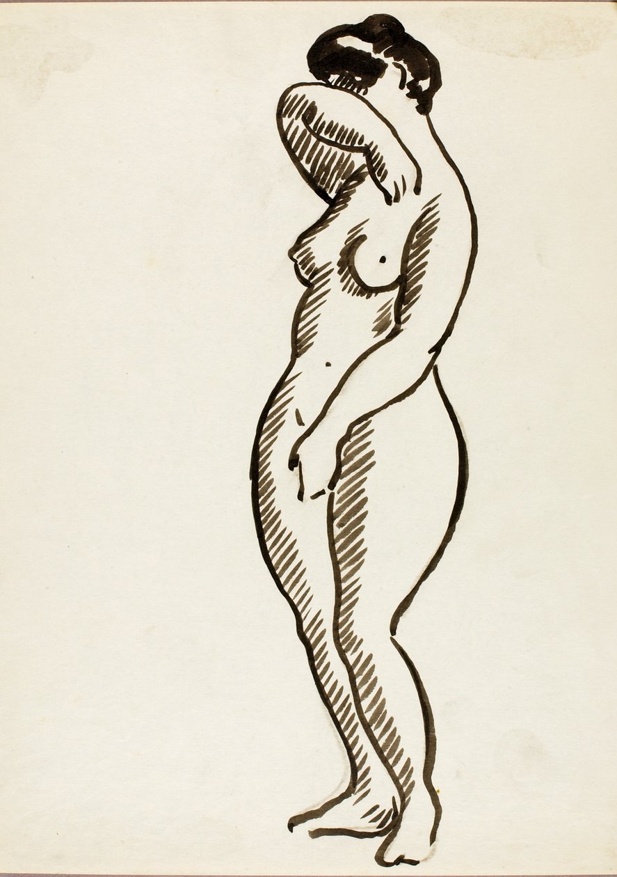Nu féminin debout - Carl Newman