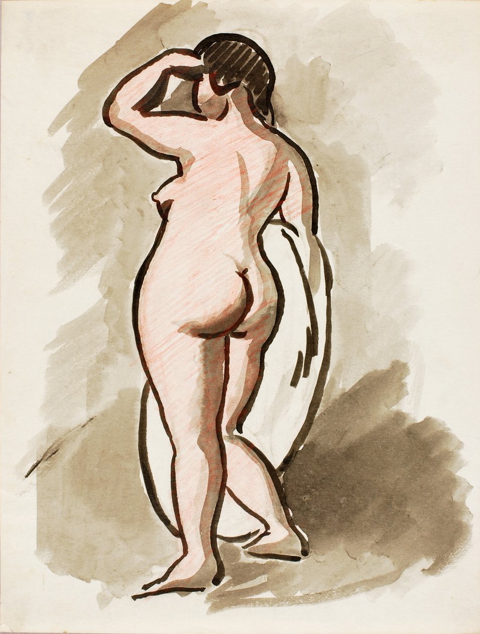 Nu féminin debout - Carl Newman