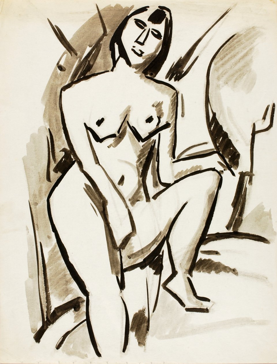 Nu féminin debout - Carl Newman