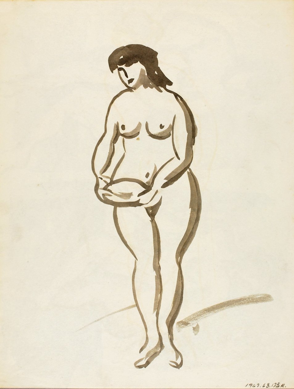 Nu féminin debout - Carl Newman