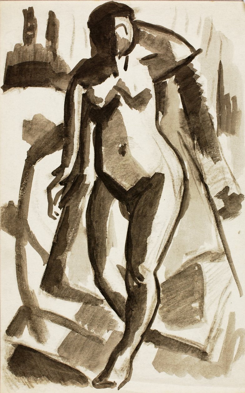 Nu féminin debout - Carl Newman