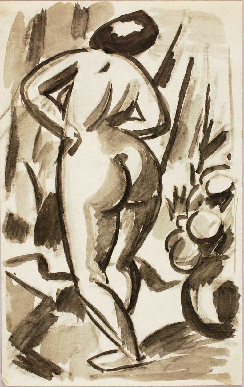 Nu féminin debout - Carl Newman