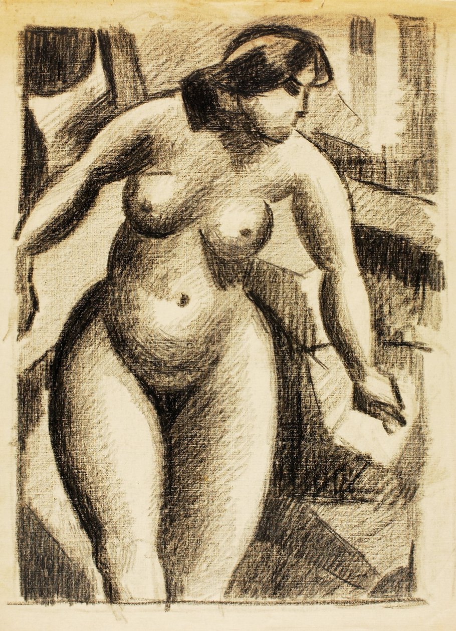Nu féminin debout - Carl Newman