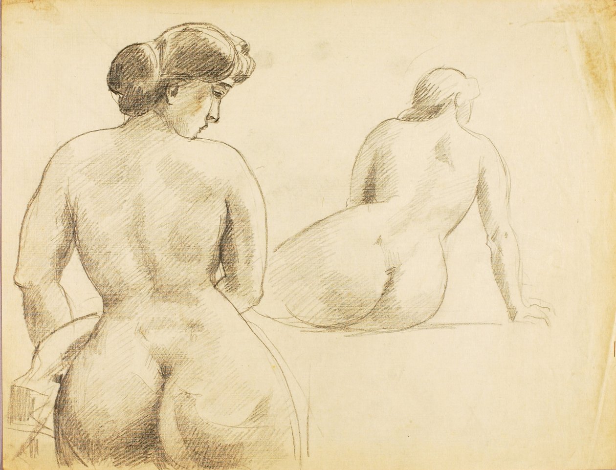 Deux nus féminins - Carl Newman