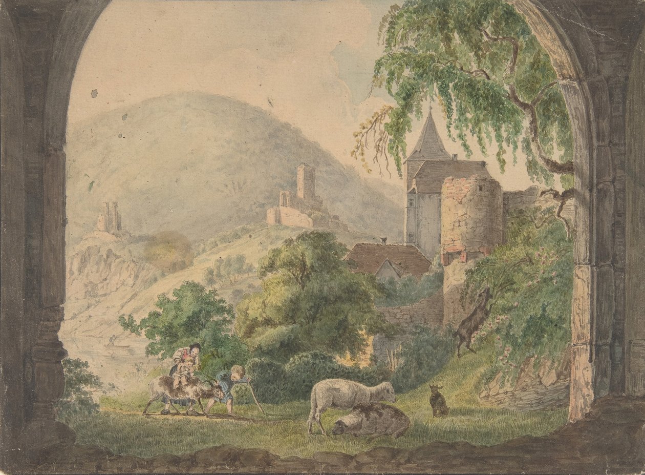 Les Quatre Châteaux de Neckarsteinach - Carl Philipp Fohr