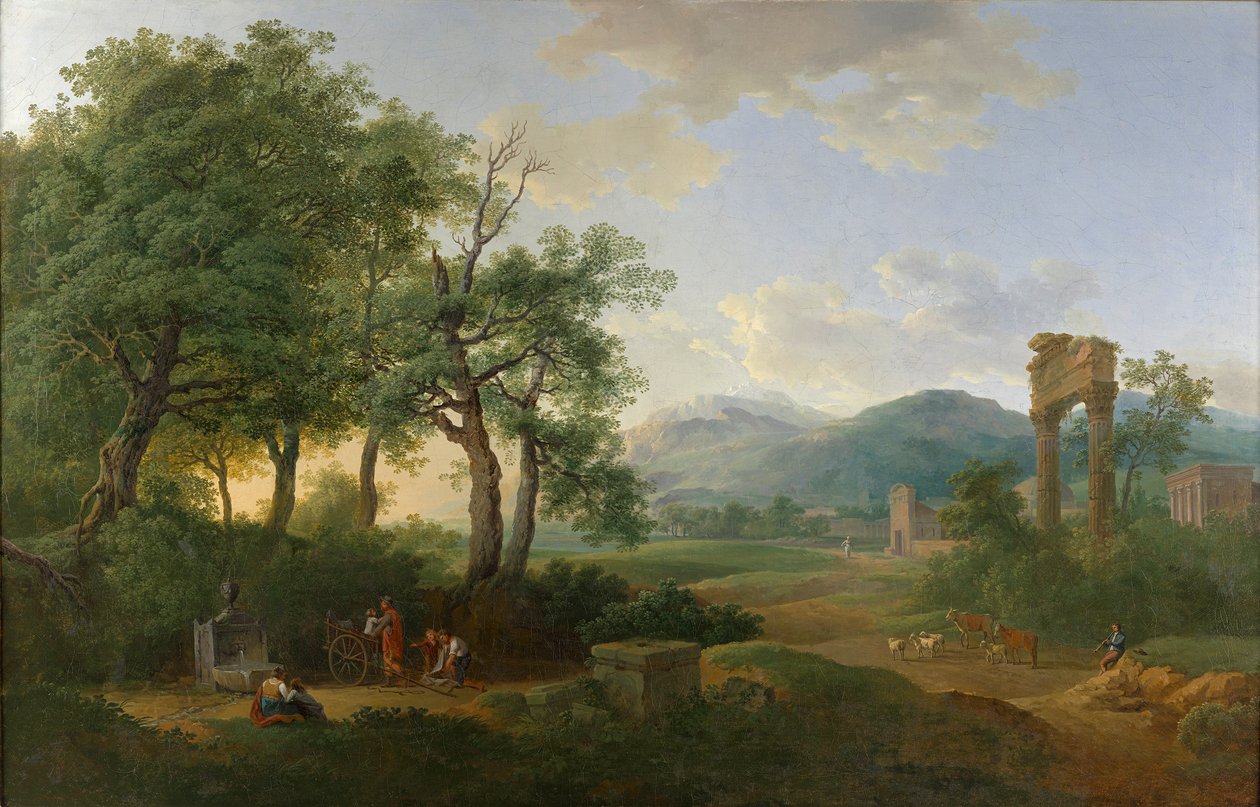 Paysage arcadien - Carl Philipp Schallhas