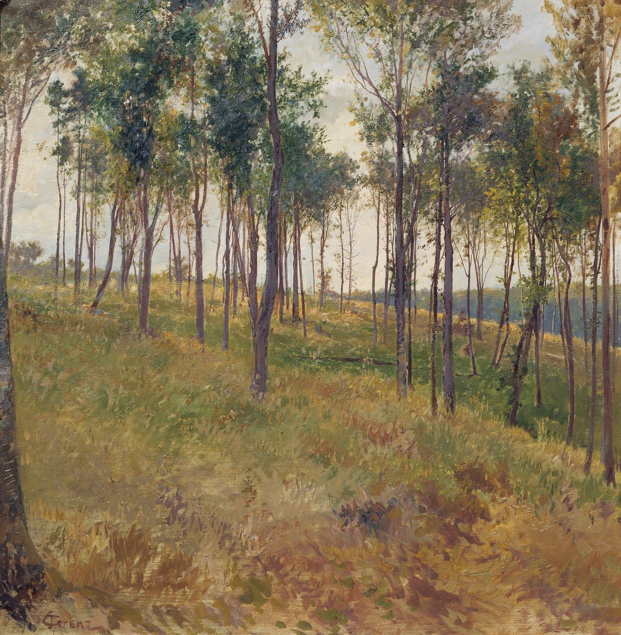 Motif forestier près de Kritzendorf - Carl Raimund Lorenz