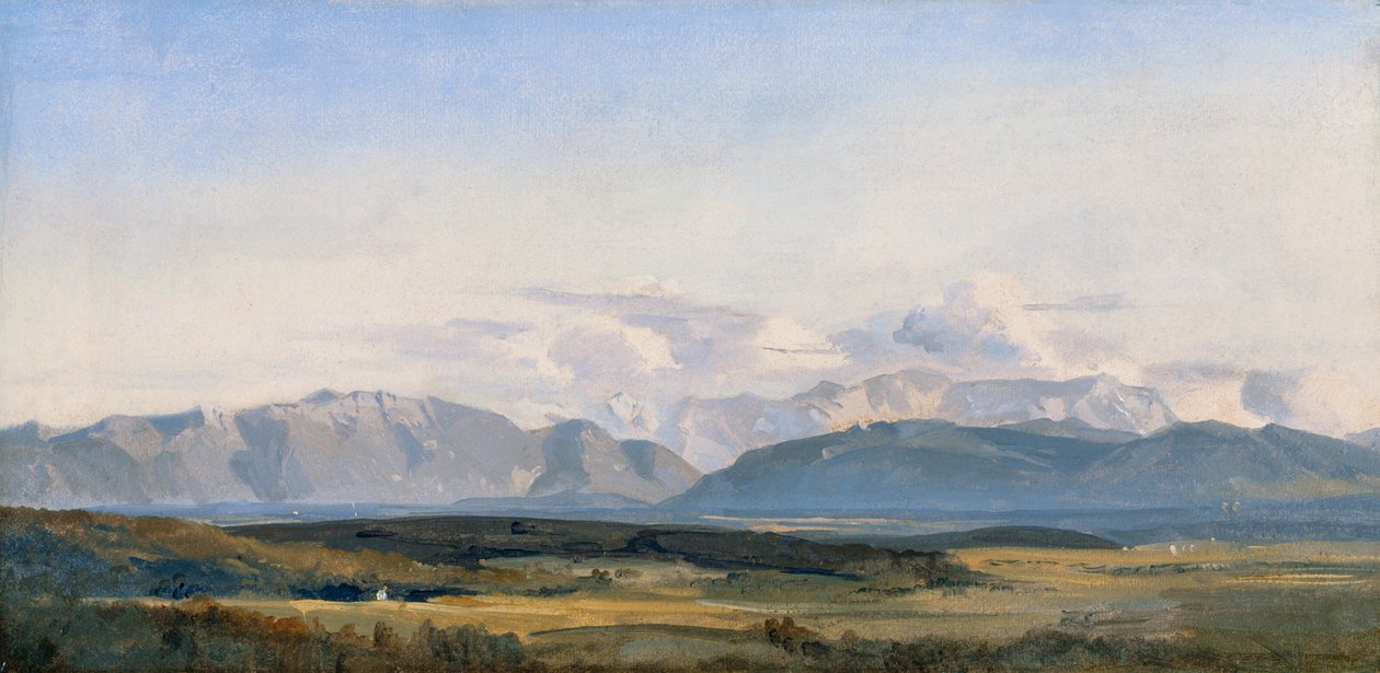 Paysage de collines près de Murnau - Carl Rottmann