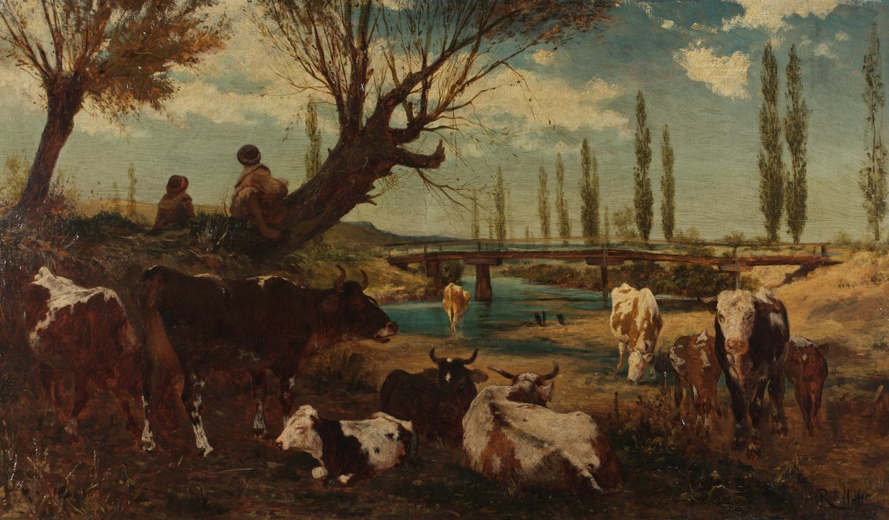 Troupeau de vaches à l
