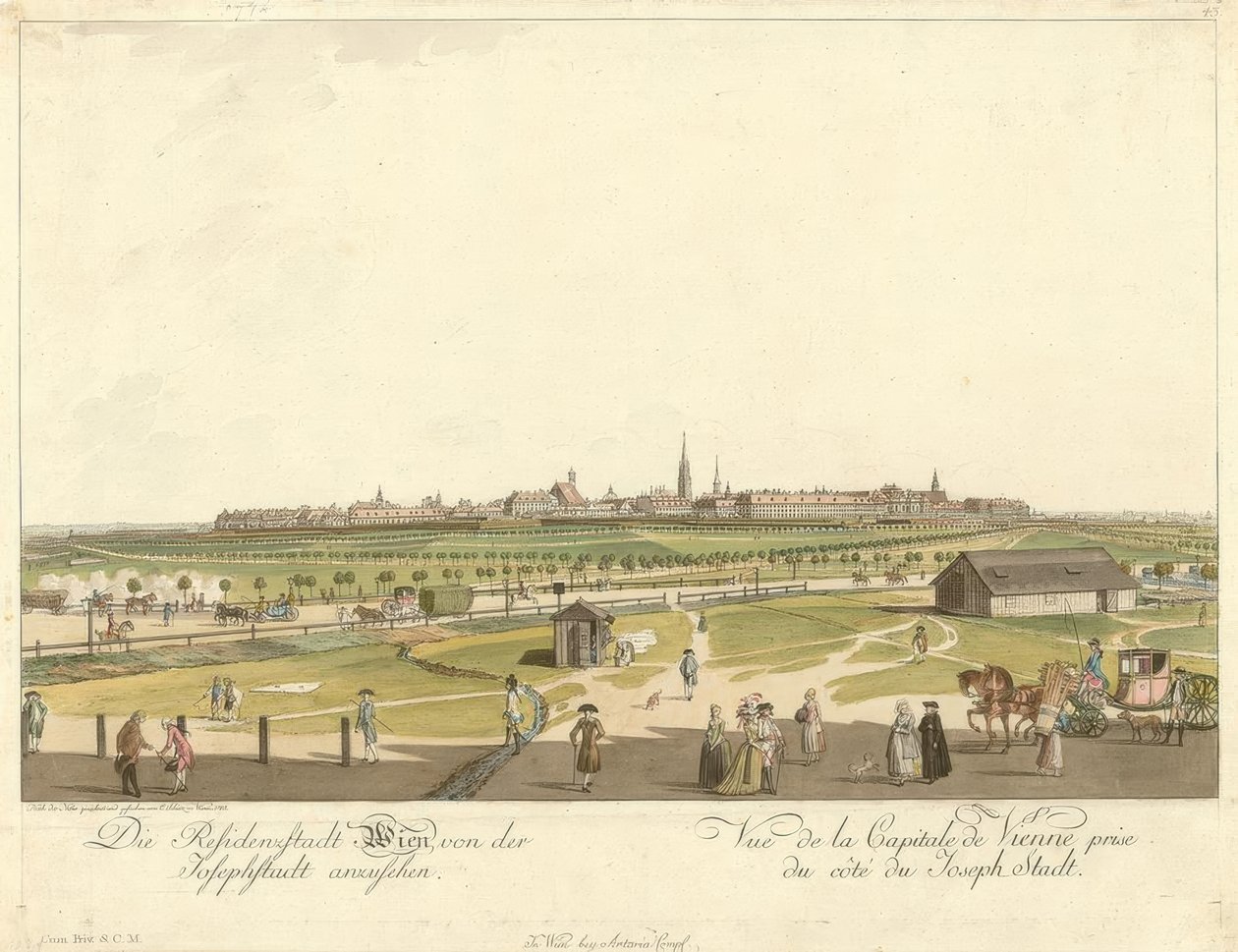 Vienne vue de Josephstadt - Carl Schütz