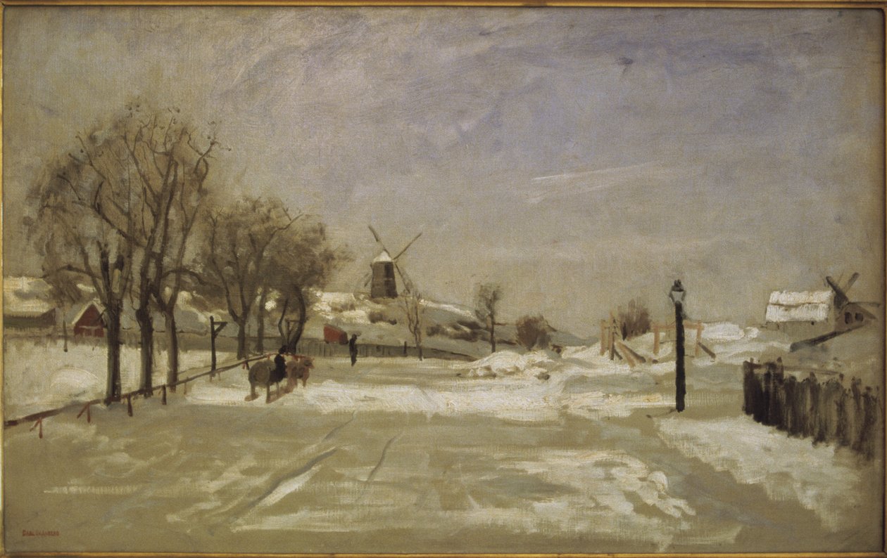 Hiver. Vue d
