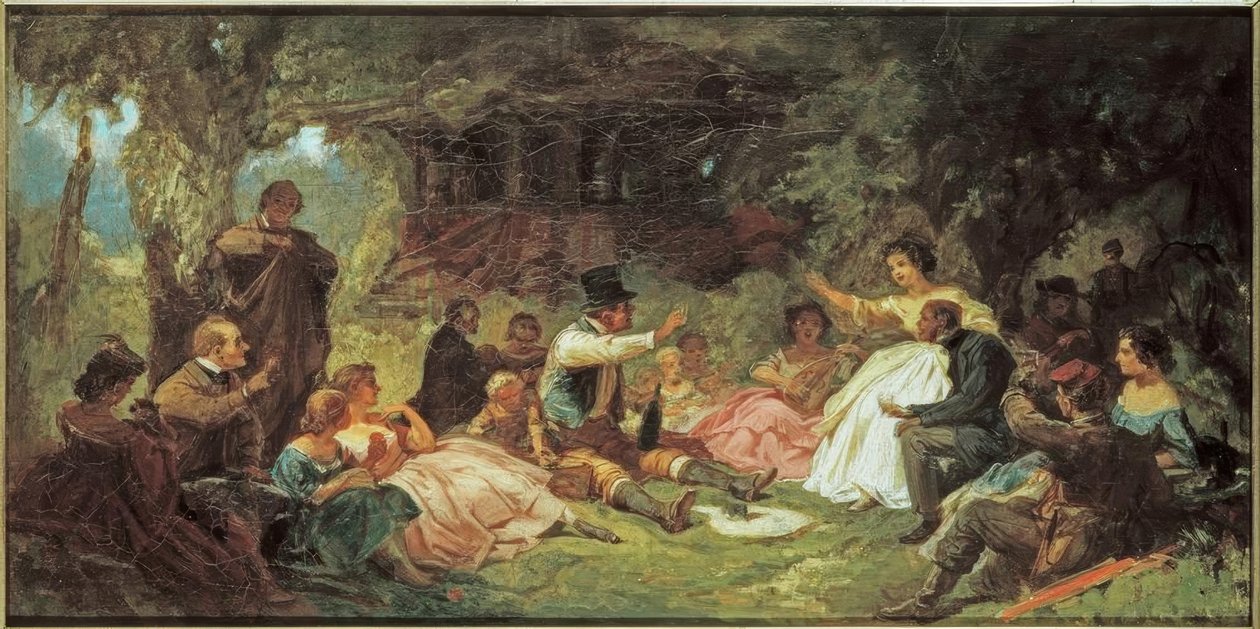 Le Pique-nique - Carl Spitzweg
