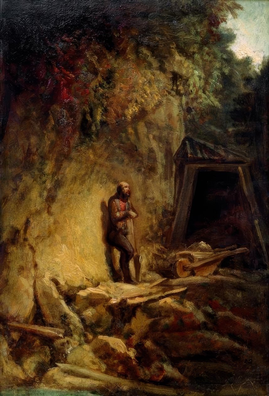 Le mineur - Carl Spitzweg
