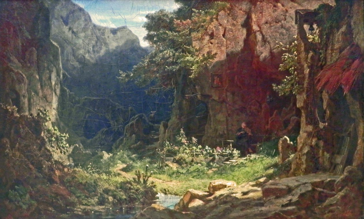 Un ermite - Carl Spitzweg