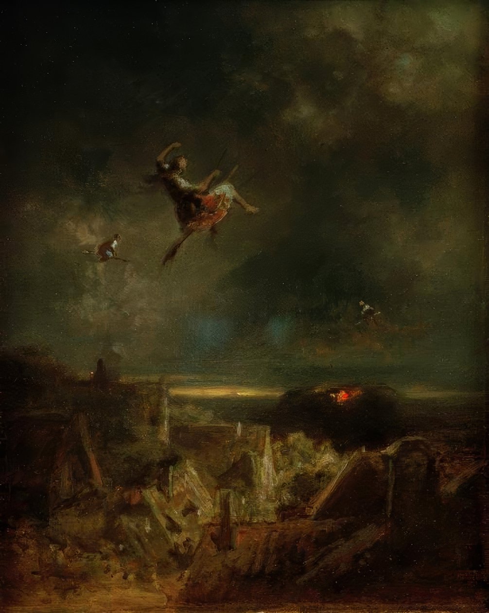 La chevauchée des sorcières - Carl Spitzweg