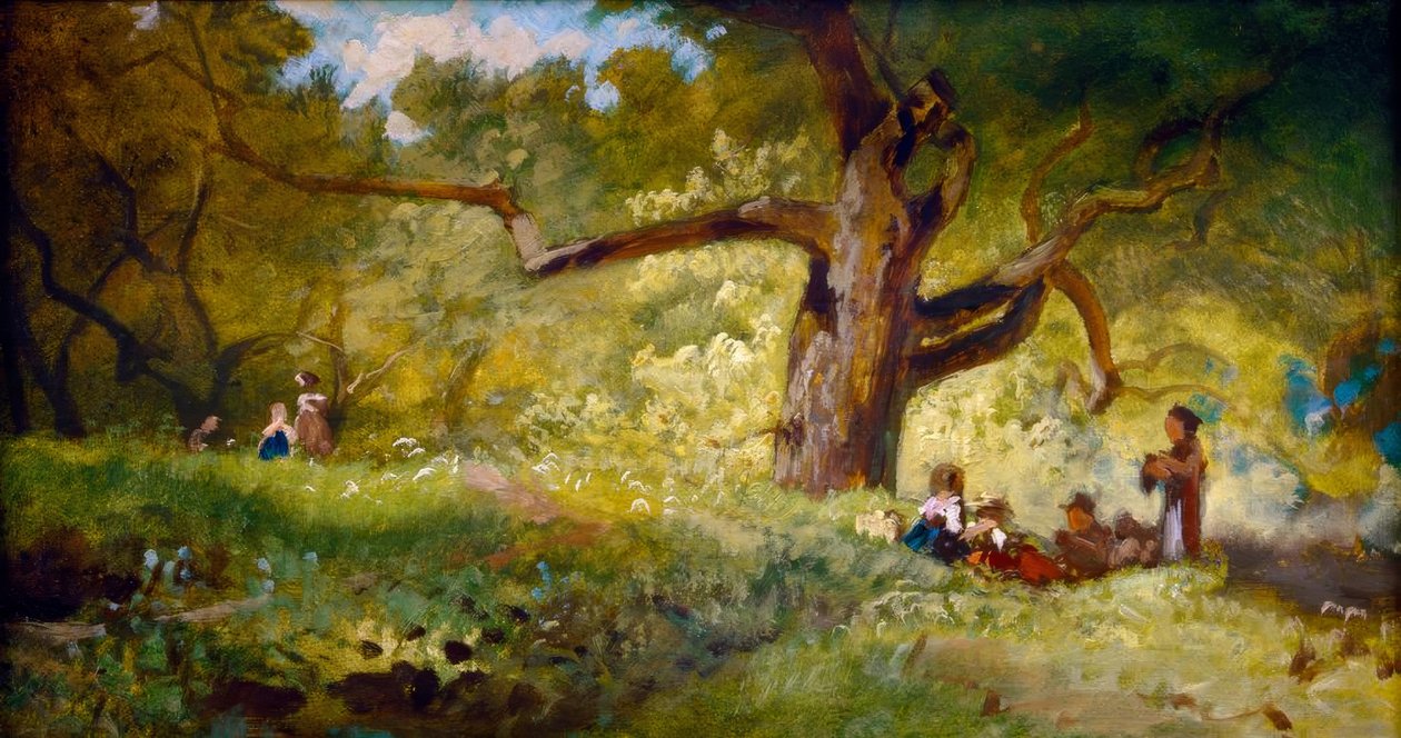Dans la forêt - Carl Spitzweg