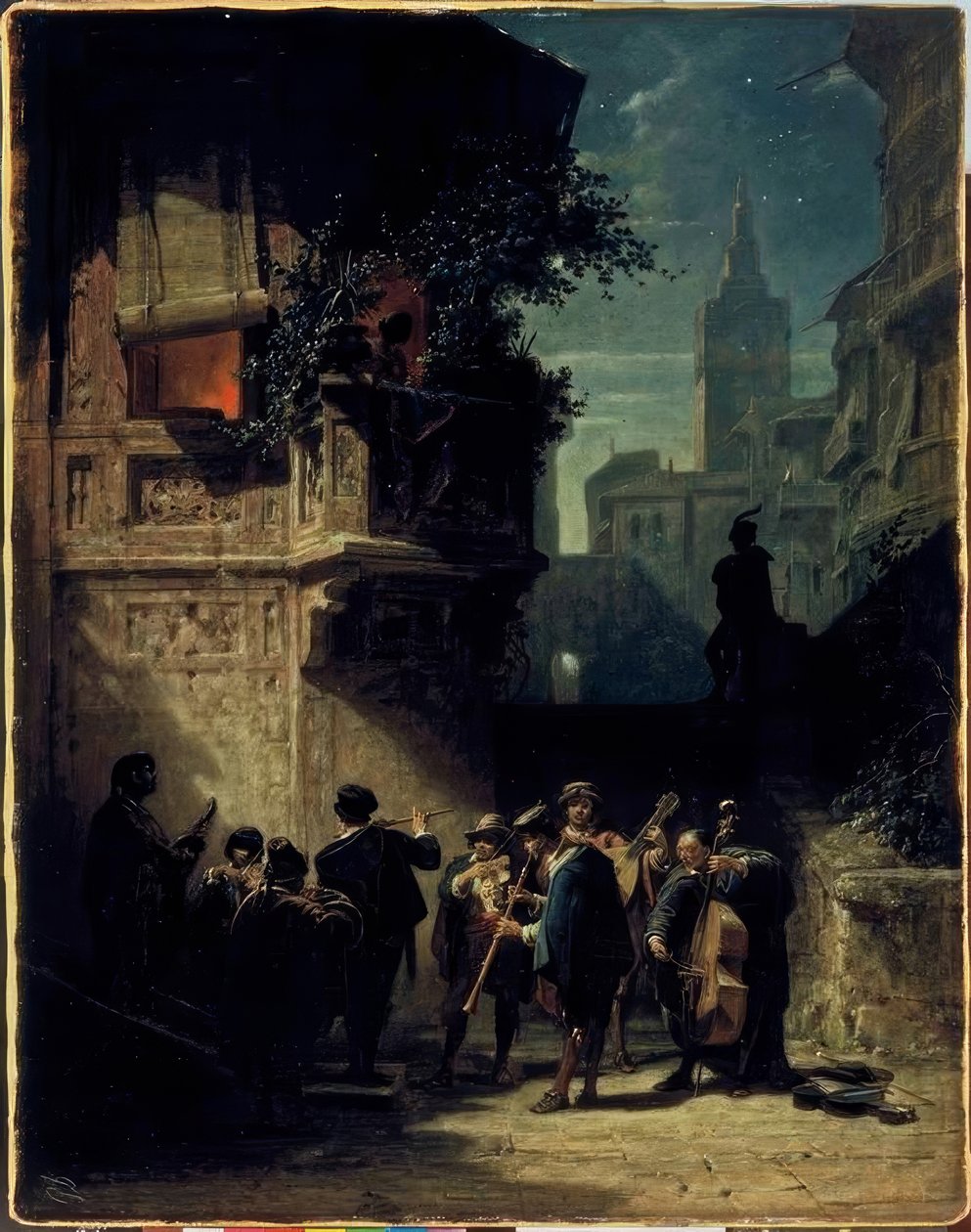 Sérénade espagnole - Carl Spitzweg