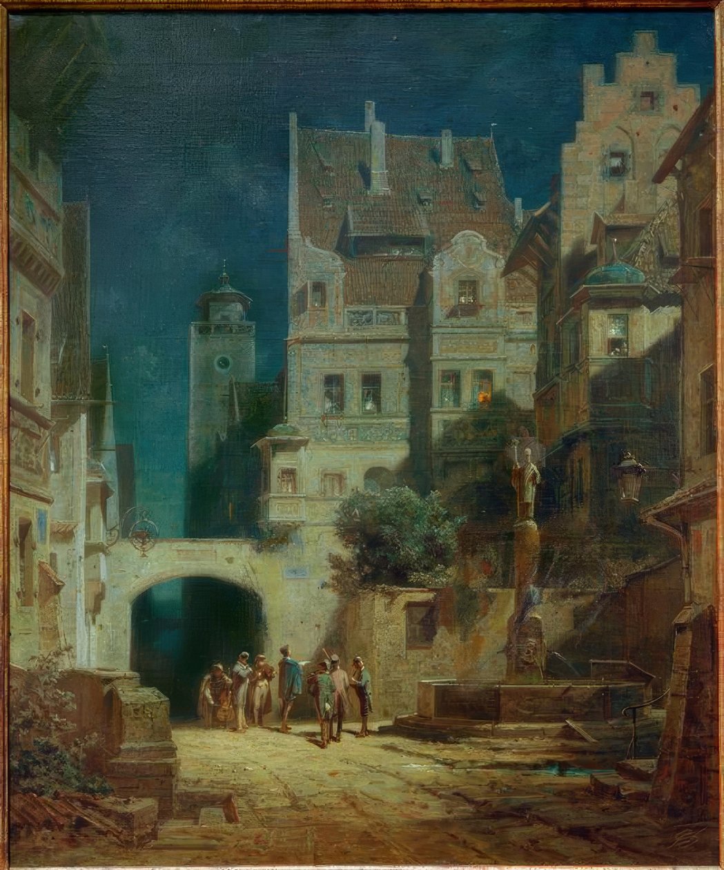 Sérénade au clair de lune - Carl Spitzweg