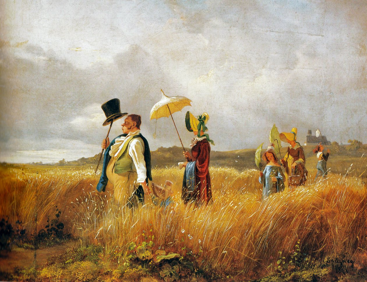 Promenade dominicale - Carl Spitzweg