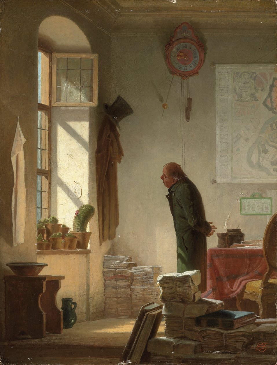 Le Cactus Lover, c.1860 - Carl Spitzweg