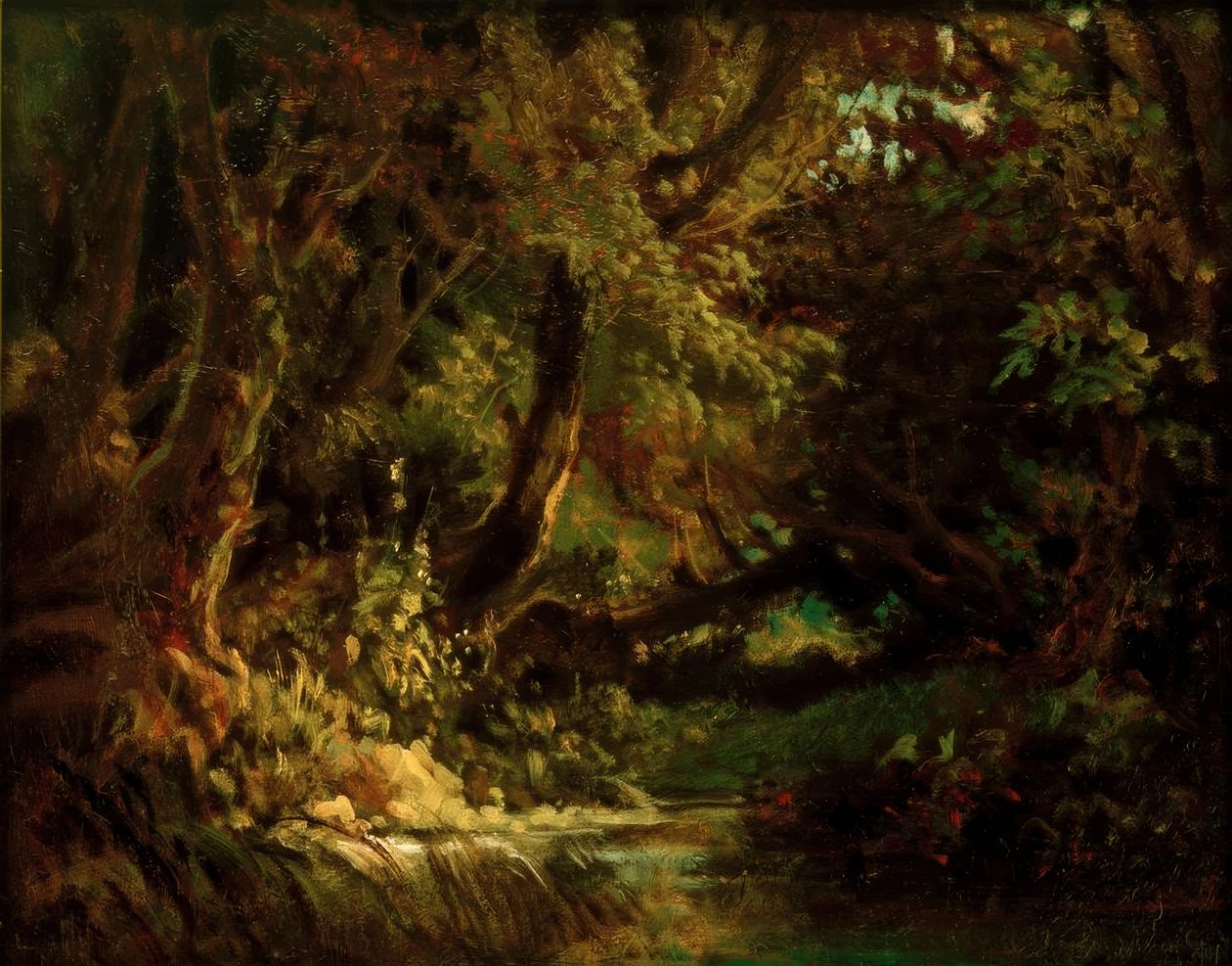 Intérieur de forêt - Carl Spitzweg