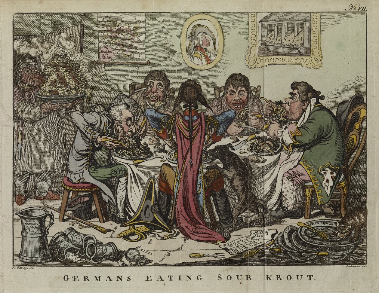 Les Allemands mangeant de la choucroute, 7 mai - Carl Starcke