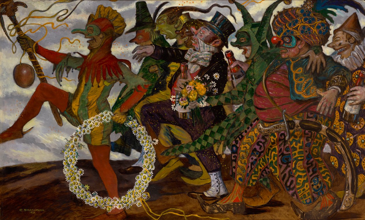 Défilé de carnaval (Mascarade) - Carl Strathmann
