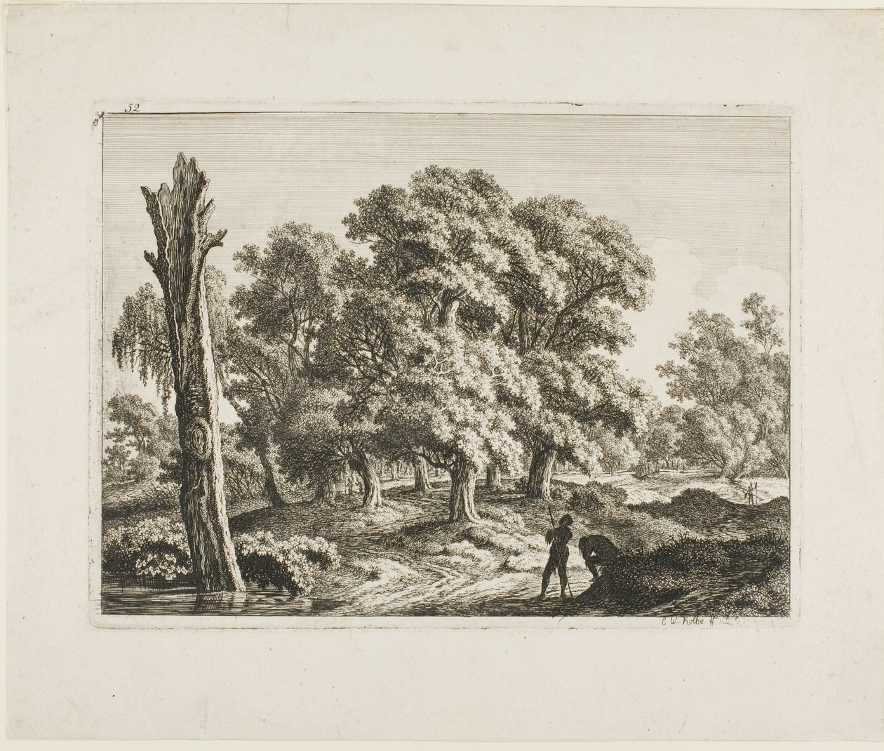 Paysage - Carl Wilhelm Kolbe, the elder