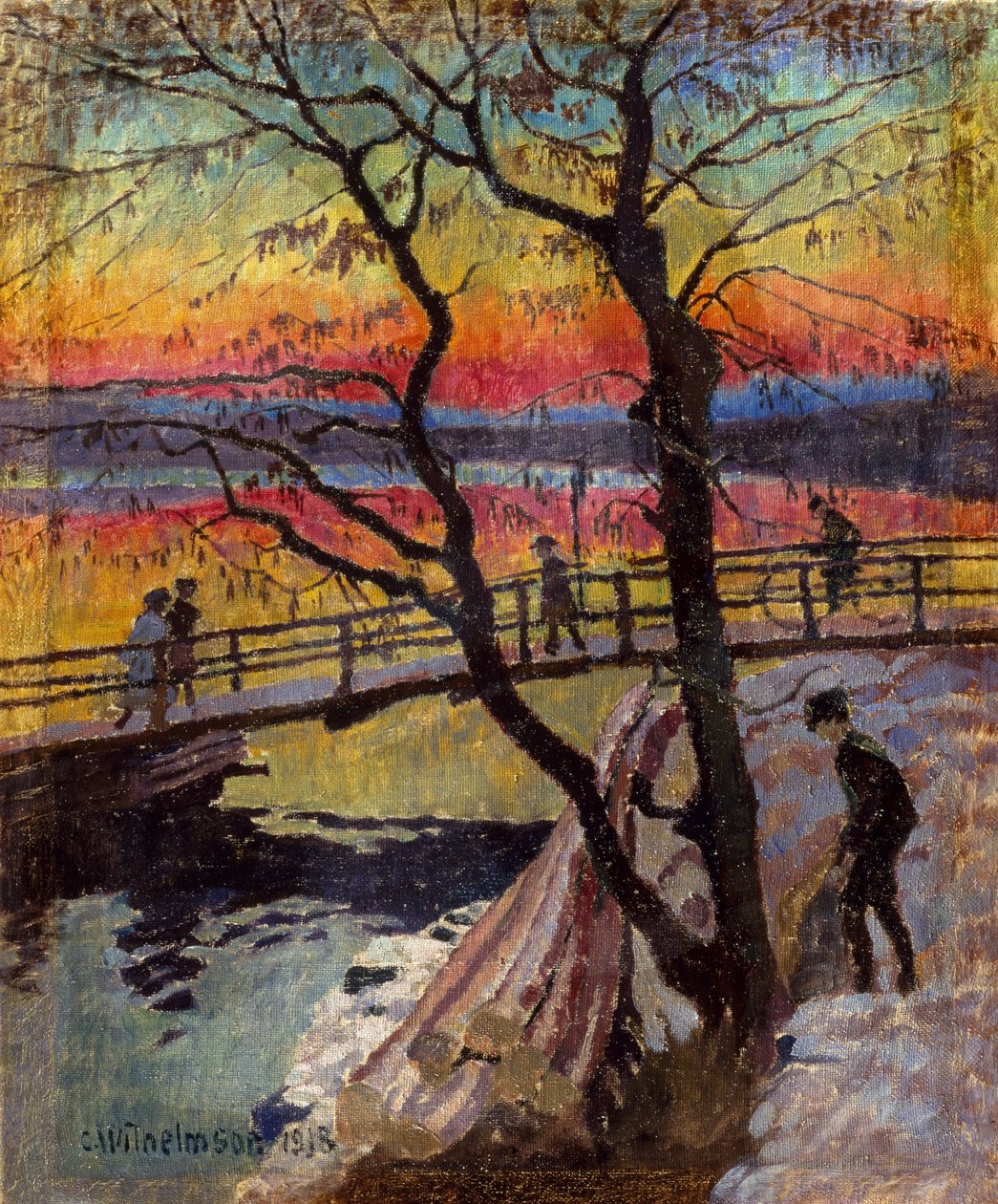 La Passerelle, Lidingobron - Carl Wilhelm Wilhelmson