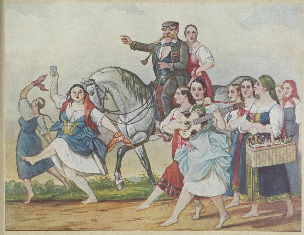 Propriétaire et son harem - Carl von Hampeln