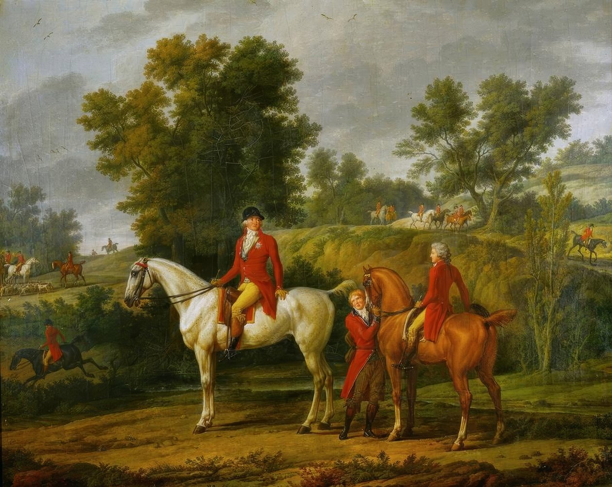 Philippe Égalité avec son fils - Carle Vernet